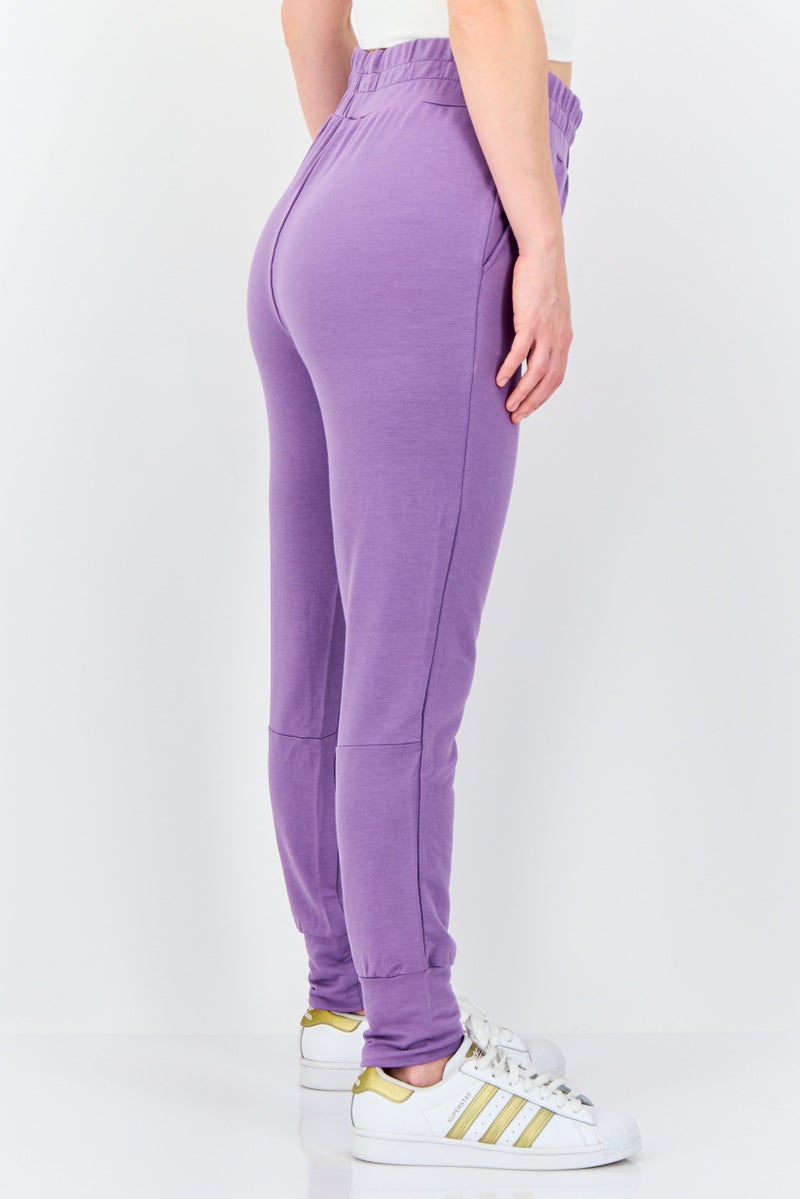 Hummel Women Sportswear Fit Outdoor Sweatpants, Purple - Image 4